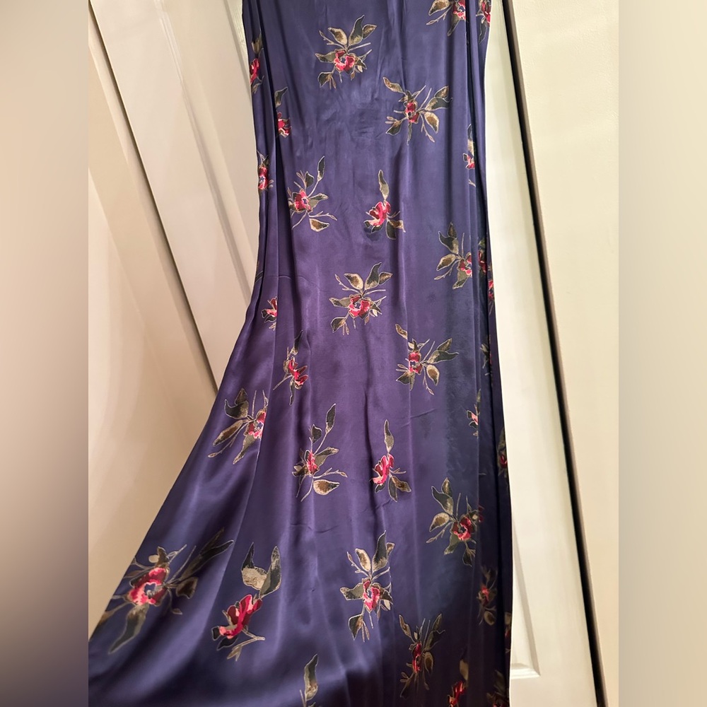 90s vintage gap Floral stain Sleeveless midi/ maxi dress. Size S. - Picture 5 of 10